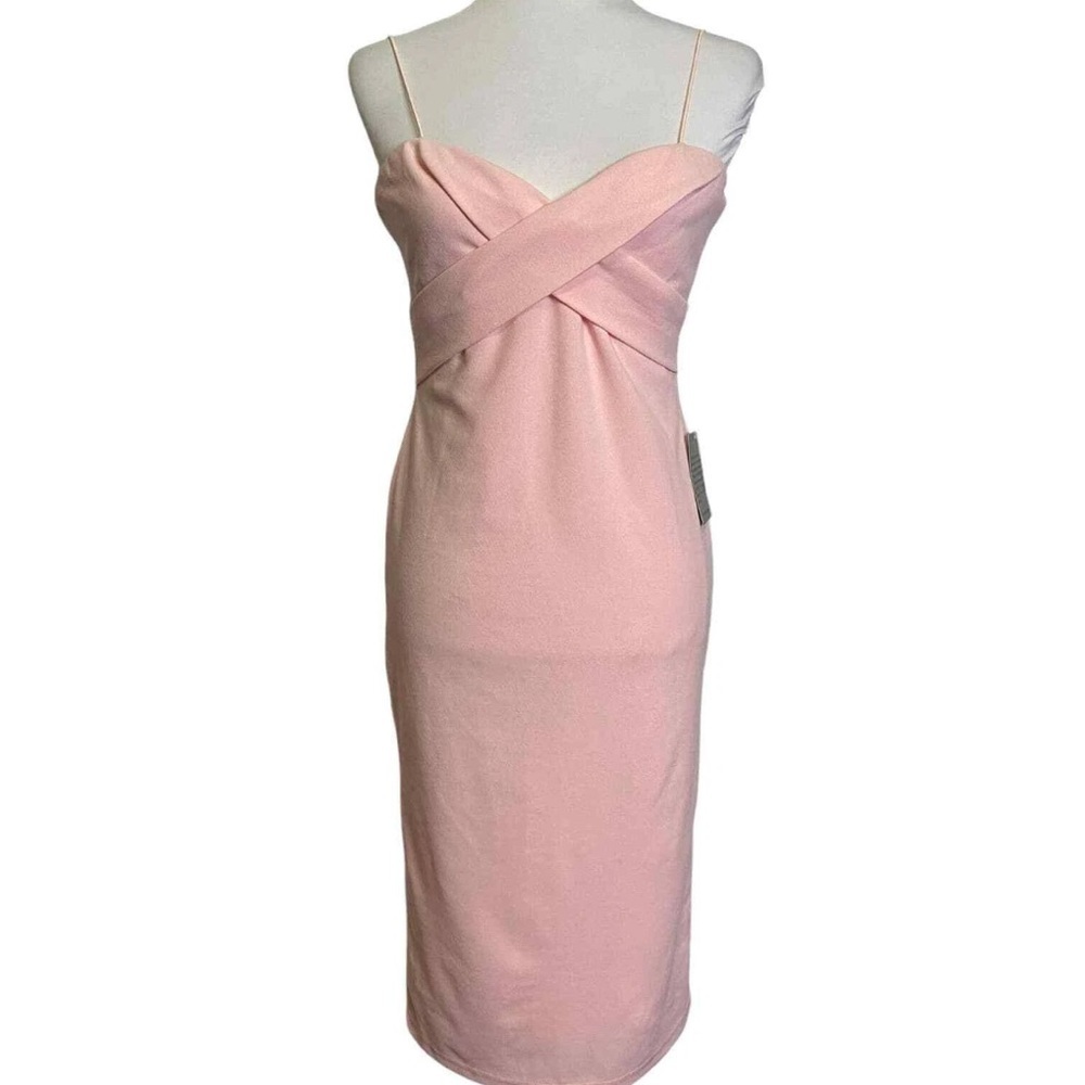 Love X Design Pink Spaghetti-Strap Midi Dress Sz M NWT